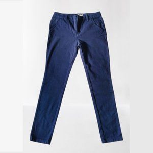 Skinny Pants, Adjustable Waist, Navy Blue Size 10P